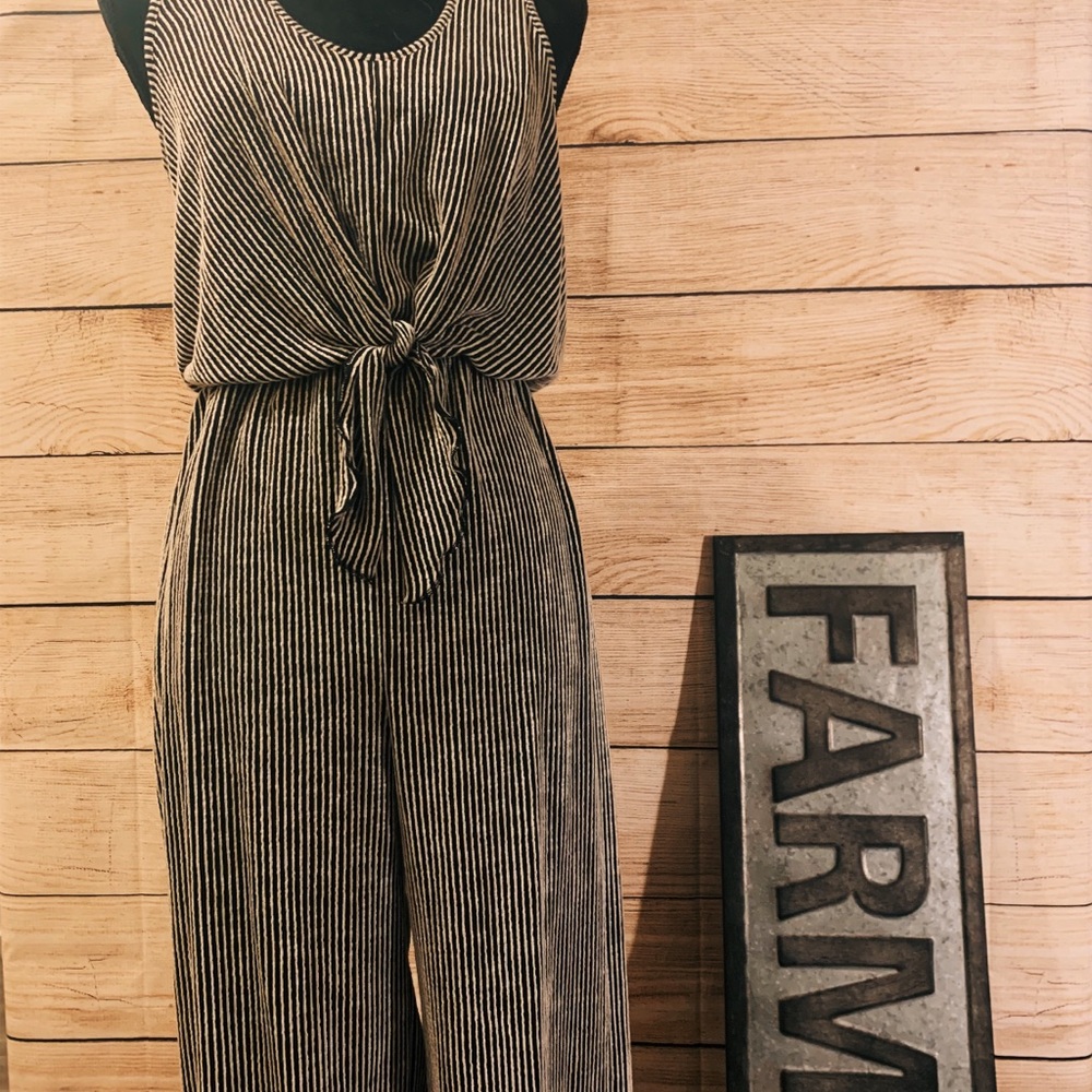 Striped Jumpsuit - Picture 2 of 4